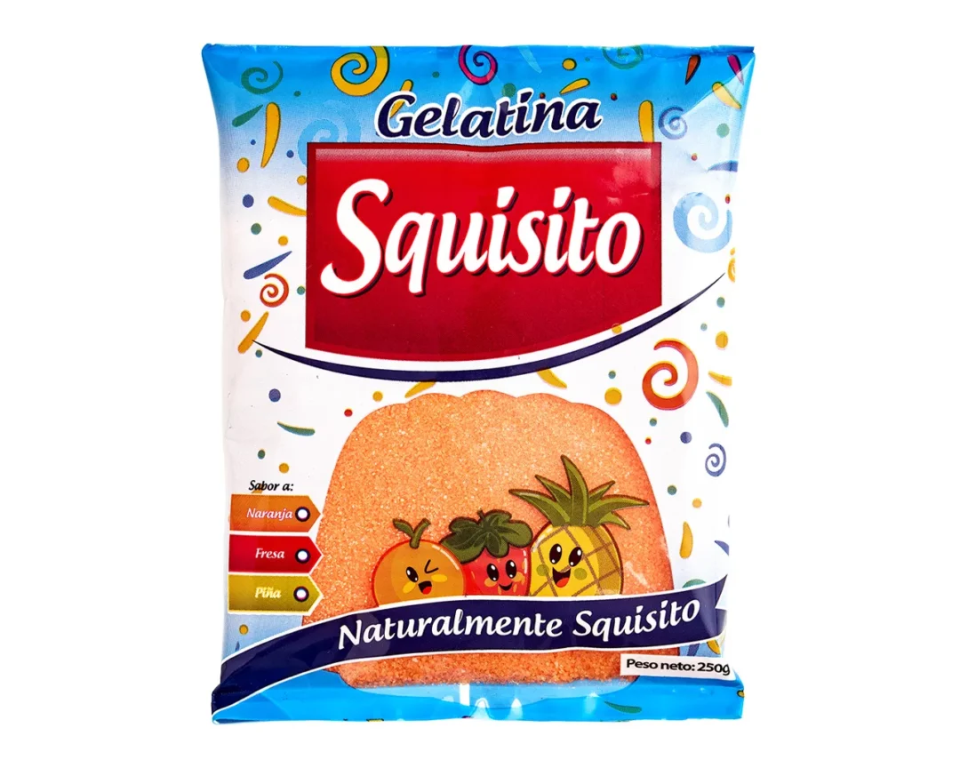 Gelatina de Naranja, bolsa 250g