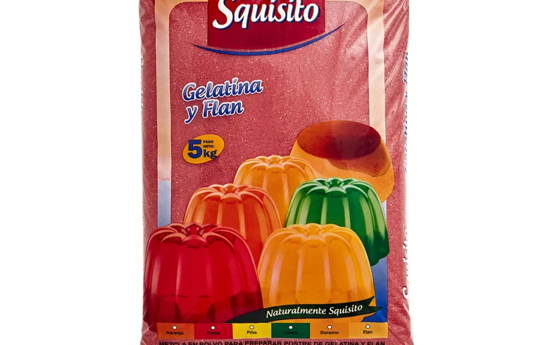 Gelatina de Fresa, bolsa 5kg