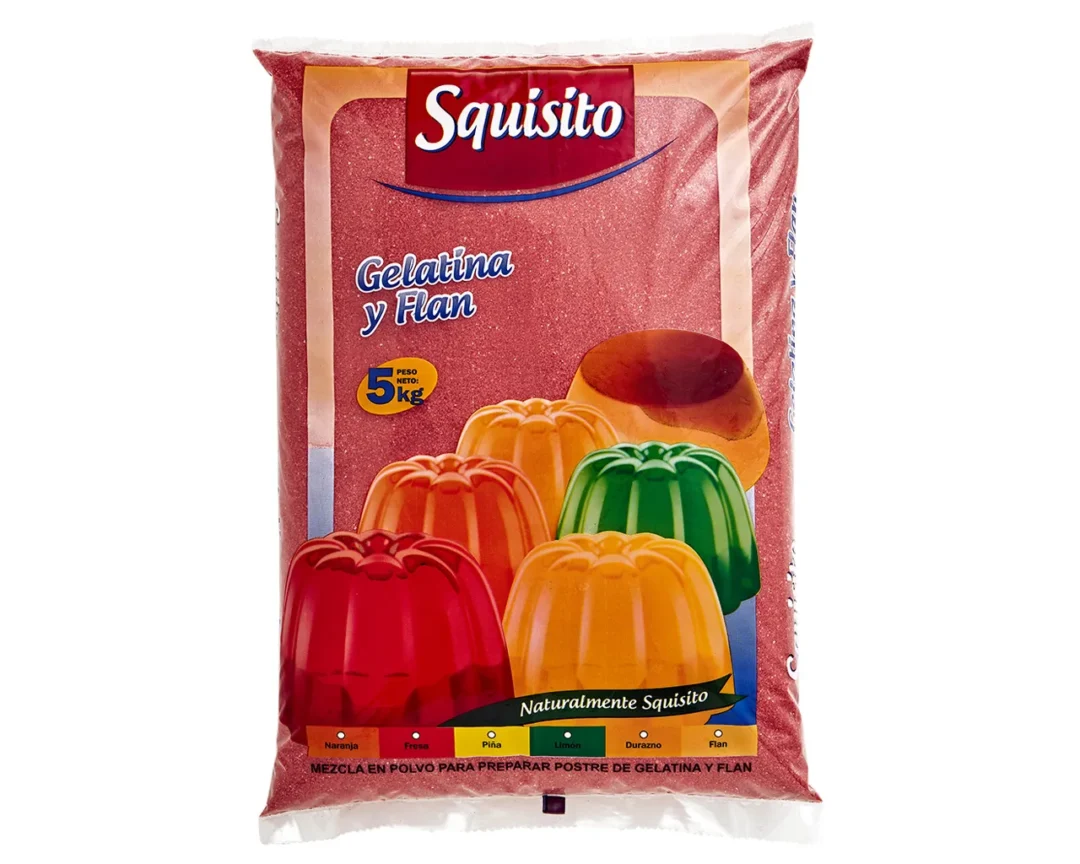 Gelatina de Fresa, bolsa 5kg