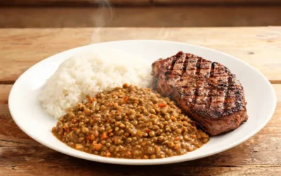 🍲 LENTEJAS con Bistec Express! ✨